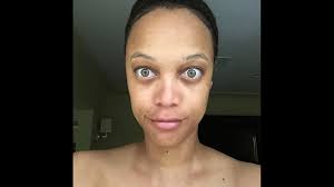 Tyra banks is naturally gorgeous, and to say that she needs to do herself up to be beautiful would be ridiculous. Tyra Banks Posts No Makeup Selfie Cnn