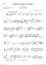 Dvorak Quartet Op 96 No 12 The American Parts Sheet Music For Flute Quartet Sheet Music Digital Sheet Music Quartet