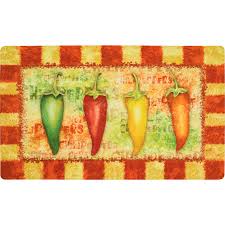 Chili pepper decor kitchen rugs with imagesred chili pepper rug for perfect a kitchen floorottomanson siesta kitchen collection hot peppers design black … Mohawk Home Hot And Spicy Kitchen Mat 18x30 Rugs Household Shop The Exchange
