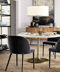 Dining room table & chairs set $250 (nob hill) pic hide this posting restore restore this posting. Camille Anthracite Italian Dining Chair Reviews Crate And Barrel Dining Table Marble Home Decor Marble Dining