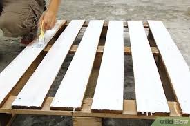 This plan is sized for a toddler bed but you could easily make some adjustments to fit a larger bed. How To Make A Pallet Bed Frame 6 Steps With Pictures Wikihow