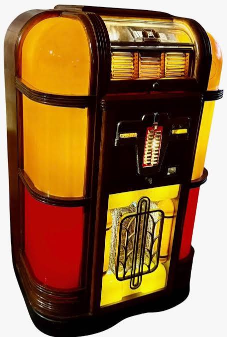Vintage 1939 ROCK-OLA Standard Light Up Jukebox ST-39 Art Deco 78 RPM Restored - Art Deco Collection