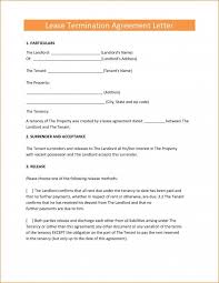 Lease Cancellation Letter Being A Landlord Contract Template Lease Agreement
