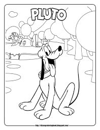 Mickey mouse clubhouse characters coloring pages. Mickey Mouse Club House Coloring Pages Novocom Top