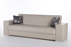 Faux leather, or leatherette, adds a. Kobe Santa Glory Cream Convertible Sofa Bed By Istikbal Furniture