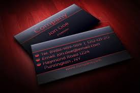 Black And Red Business Cards Template Modern Black And Red Business Card Template Red Business Cards Business Card Mock Up Free Business Card Templates
