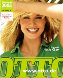 katalogcover fruhjahr 2005 zum zweiten mal ziert heidi klum unser cover klum heidi klum mode