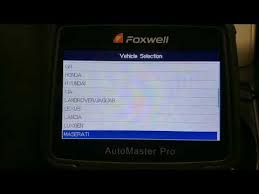 New Foxwell Nt680 Obd2 Scanner Checking Vehicle List Epb Electronic Parking Brake Service Mode Youtube Obd2 Scanner Brake Service Obd2