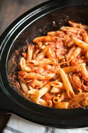 Slow Cooker Chicken Parmesan And Pasta The Magical Slow Cooker Slow Cooker Pasta Chicken Crockpot Recipes Slow Cooker Chicken