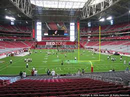 State Farm Stadium Section 120 Arizona Cardinals