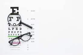 Alphabet Table With Magnifier And Glasse Free Photo Freepik Freephoto Background Eye Facts Medical Background Sample Wedding Invitation Wording