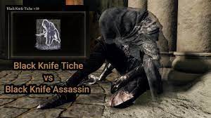 black knife tiche +10 vs black knife assassin Elden ring - YouTube