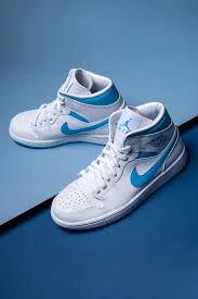Air Jordan 1 Mid Wmns Unc Bq6472 114 2020 In 2020 Air Jordans Nike Air Shoes Jordan 1 Mid