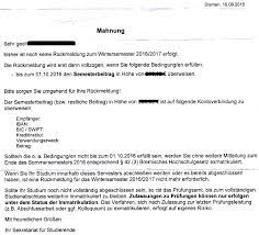 Doch wie alt muss ich mindestens sein, wo kann ich mich anmelden und wie umfangreich ist die ausbildung? Exmatrikulation Wegen Verspatet Gezahltem Semesterbeitrag Und Dann Recht Studium Universitat