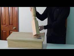 How To Install A Newel Post Using The Keylock Newel Post Fastener Youtube Newel Post Banister Remodel Newel Post Installation