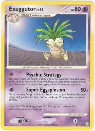 Exeggutor is a grass and dragon type pokemon. Exeggutor Legends Awakened 54 Bulbapedia The Community Driven Pokemon Encyclopedia