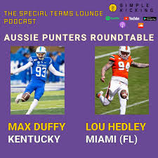 Neither is kicking it with his other foot. Episode 20 Aussie Punter Roundtable Max Duffy Kentucky And Lou Hedley Miami Hurricanes Simple Kicking