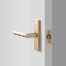 Rome Small Door Set With Otto Lever Satin Brass Small Doors Door Design Interior Doors Interior