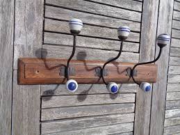 Patere Porte Manteau Avec Porte Chapeaux Authentique Decor Etsy Patere Vieux Bois Porte Manteaux