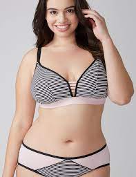Smooth Strappy Bralette Thick Fit Women Lane Bryant Bras Full Figure Dress
