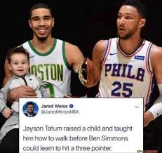 The best ben simmons memes and images of may 2021. Jayson Tatum Vs Ben Simmons Meme