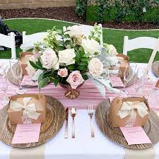Rose Gold Table Runner Rustic Wedding Table Centerpiece Etsy In 2021 Table Runners Wedding Wedding Table Centerpieces Rose Gold Table Runner
