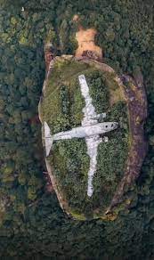 WW2 plane relics in Papua New Guinea