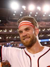 Bryce doesn't have a large forehead, but this suits guys who do. Here S Where You Can Get Bryce Harper S Dc Headband Wbma