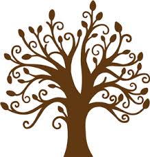 Silhouette Design Store Trista Tree Silhouette Stencil Tree Stencil Tree Wall Art