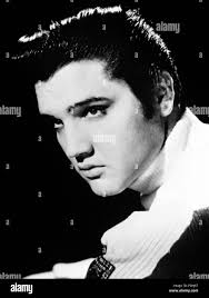 Elvis presley year Black and White Stock Photos & Images