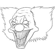 Today i wanted to make a cool, colorful mix of the two! Evil Coloring Pages For Adults Google Search Coloriage Halloween Coloriage Clown Coloriage Zombie