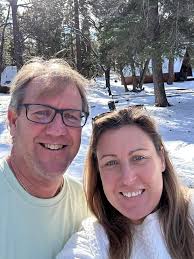Hi all! I just wanted to introduce myself. I'm Heather and this is my  husband Rob. This photo was taken at the Big Bear military cabins a few  weeks ago. I'm a