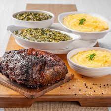 Since it's something that's made for celebratory occasions, it should be served with equally celebratory side dishes. Rastelli Black Angus Beef Prime Rib Roast Holiday Meal Serves 8 Costco