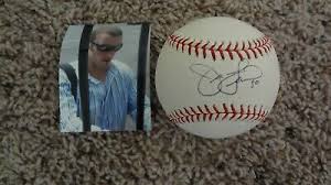 JENSEN LEWIS AUTOGRAPHED BASEBALL