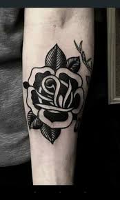 Black Rose Tattoo My Matty Darienzo Black Rose Tattoos Traditional Rose Tattoos Rose Tattoos