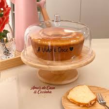 BOLEIRA DE BAMBU COM PÉ E CÚPULA 27,5 CM - A loja física Amor de Casa &  Cozinha foi criada em 2016, por mãe e filha apaixonadas por organização e  decoração sempre em busca