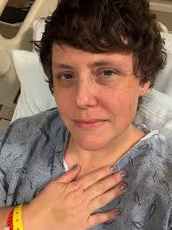 My 44 years birthday selfish! I've been admitted to the hospital since  12/31/24, today is 1/8/25 (my official birthday day was the 7th). 🥳🎊 I've  had a bad wound