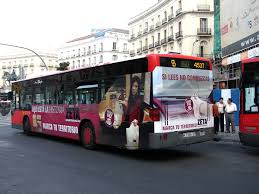De media, 28 realizan esta ruta. Publicidad En Autobuses Abba Publicidad