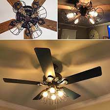 After extensive research into ceiling fan light bulbs, we have found 10 of the best on the market. Metal Bulb Guard Lamp Cage For Pendant Lights Lamp Holders Ceiling Fan And Light Bulb Covers Vintage And Industrial Style D30 Lamp Covers Shades Aliexpress