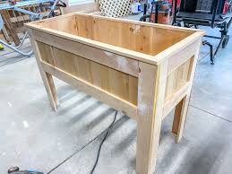 Raised planter box design ideas. How To Make A Diy Raised Planter With Trellis Tutorial And Plans