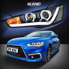 For Lancer 2008 Up Ex Led Headlights Assembly Head Lamp Manufacturer View Car Accessories For Lancer Vland Product Details From Zhejiang Yuanzheng Auto Moto Headlight Assembly Motorcycle Accessories Led Headlights