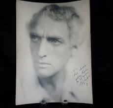 Genuine FRITZ LEIBER Rare LARGE FORMAT SIGNED PHOTO to Actor Fred Johnson