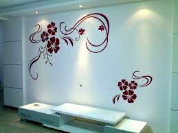 Abstract flower oil painting on canvas original by celineziangart #oilpaintingflowers. 10 Beautiful Bedroom Mural Ideas Simphome Simple Wall Decor Bedroom Mural Ideas Diy Interior Decor