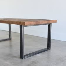 Metal office coffee table steel hairpin table legs. Reclaimed Wood Coffee Table Industrial U Shaped Steel Legs What We Make