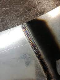 My Father Just Started Teching Me Tig Welding Material Is Zinc Coated Steel What Do You Guys Think Tig Welding Welding Zinc Coating