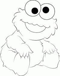 Use these images to quickly print coloring pages. Baby Cookie Monster Coloring Pages Monster Coloring Pages Cookie Monster Drawing Mermaid Coloring Pages