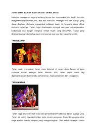 Tarian sumazau merupakan sejenis tarian tradisi rakyat sabah yang amat terkenal di sabah dan di seluruh malaysia. Jenis Tarian Di Malaysia