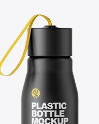 Matte Water Bottle Mockup In Bottle Mockups On Yellow Images Object Mockups