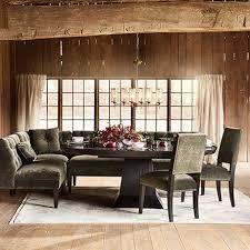 Leighton 54 Round Pedestal Dining Table In Black Arhaus Furniture Round Pedestal Dining Table Interior Design Dining Room Luxe Furniture