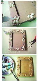 Antep Fistiklarindan Suslenen Karton Resim Cercevesi Nazarca Com Picture Frame Crafts Diy Picture Frames Diy Frame